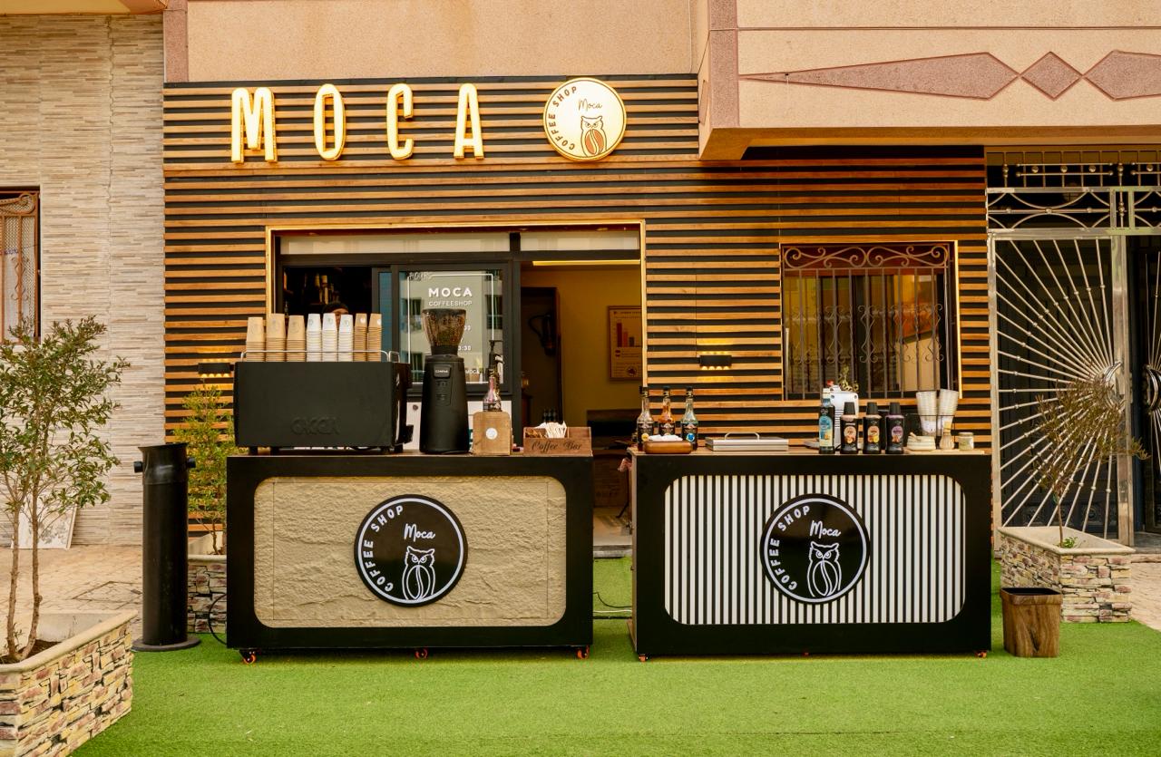 Coffee Moca mobile coffee bar front